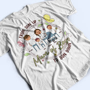 From Son Up To Son Down Mom Of Boys - Mother Gift - Personalized Custom T Shirt
