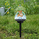 Custom Photo You Were My Favorite Hello - Memorial Gift For Dog Lovers, Cat Lovers, Pet Lovers - Personalized Solar Light