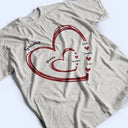 Nana Mama Little Hearts - Birthday, Loving Gift For Mom, Grandma - Personalized T Shirt
