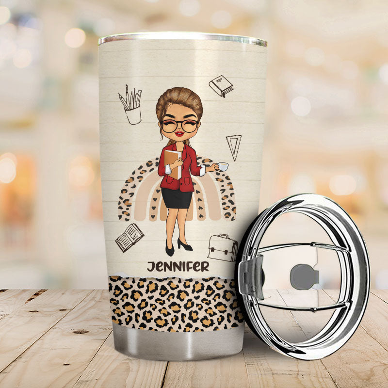 Teacher Of Tiny Human - Personalized Custom Tumbler
