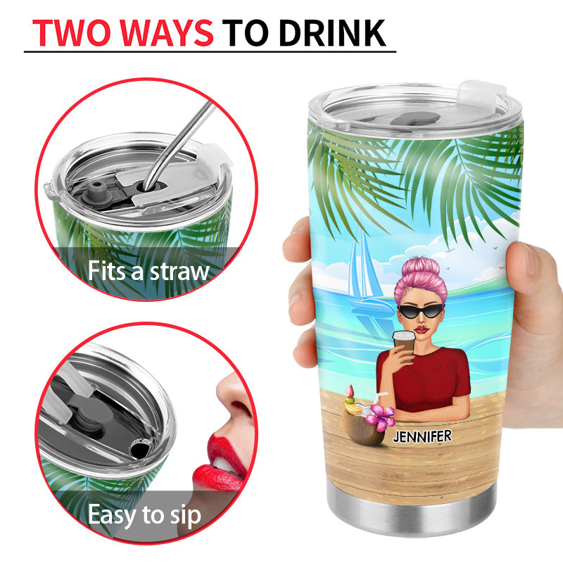 Might Be Water Might Be - Personalized Custom Tumbler
