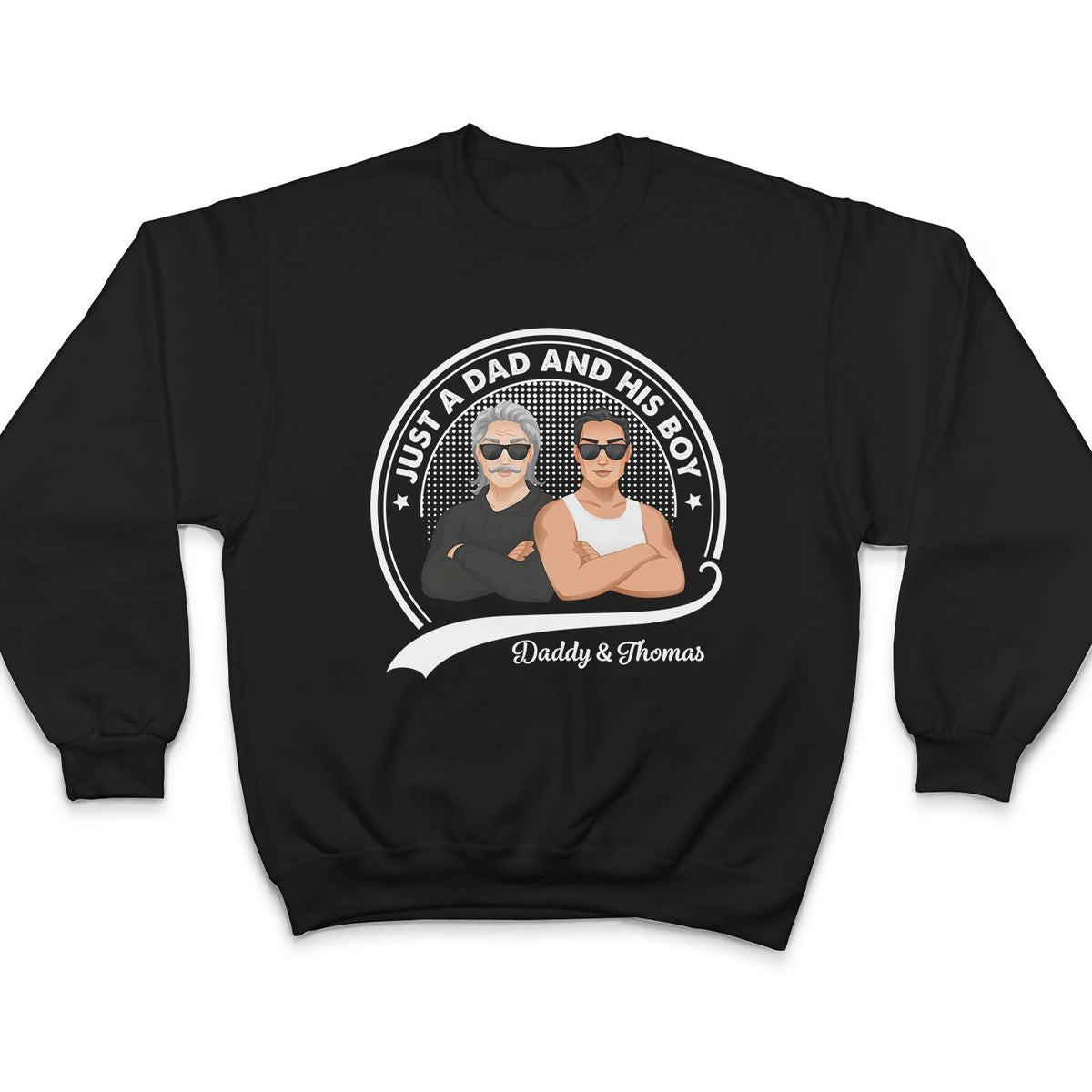 Just A Dad And His Girl - Gift For Father - Personalized T Shirt