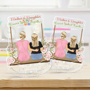 Forever Linked Together - Gift For Mother Daughter - Personalized Acrylic Shaking Stand
