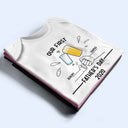 Our First Father's Day - Gift For New Dad, Newborn - Personalized Baby Onesie