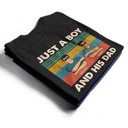 Just A Dad And His Girl - Personalized T Shirt