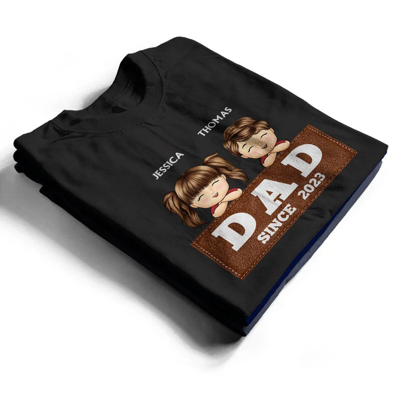 Papa Daddy Since - Personalized T Shirt
