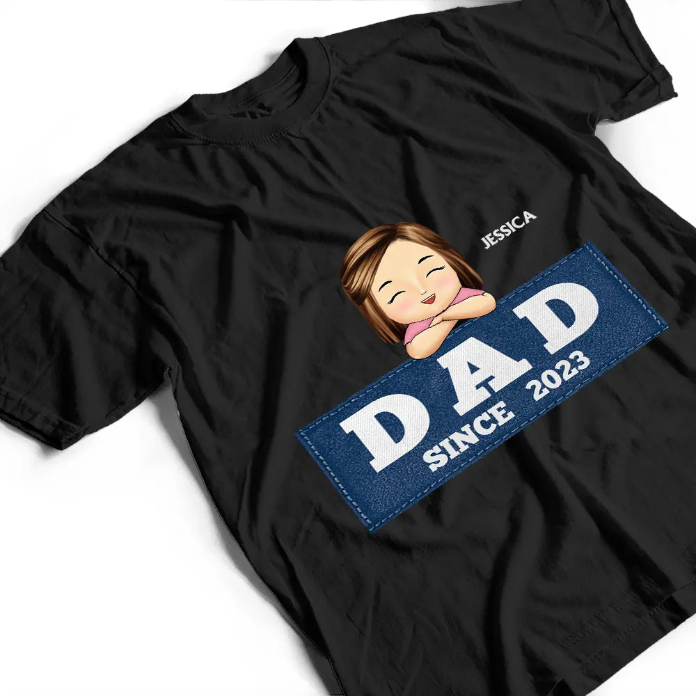 Papa Daddy Since - Personalized T Shirt