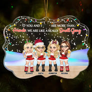 A Really Small Gang - Personalized Medallion Acrylic Ornament