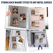 Afro Besties, Christmas, Custom Photo, Gift For Bestie, Happy, Upload Full Photo - Just Because, Birthday Gift For Besties - Personalized Custom Photo Newspaper Acrylic Magnet