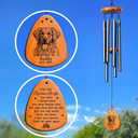 Pet Lovers,Pet Mom,Dog Lovers,Dog Mom,Dog Dad,Pet Dad,Cat Lovers,Cat Mom,Cat Dad,Memorial,Sad - Custom Photo Pencil Sketch I Love You Forever Until We Meet Again - Personalized Wind Chime