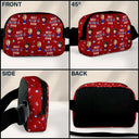 Gift For Mother,Gift For Grandma,Happy,Gift For Father,Gift For Grandpa,Summer,Independence Day,Photo,Icon,Humorous - Custom Photo Stars & Stripes Best Dad Mom Grandpa Grandma Ever - Personalized Crossbody Belt Bag