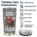 Gift For Father,Gift For Grandpa,Gift For Men,Non-Eng,Vector,Humorous - I'm Just Resting My Eyes - Personalized Tumbler