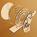 Gifts For Colleagues - Crossword Best Team Ever Never Forget - Personalized Spinning Perpetual Desk Calendar