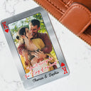 Love,Gift For Couples,Gift For Husband,Gift For Boyfriend,LGBT - Custom Photo You'll Always Be The King Of My Heart - Personalized Aluminum Wallet Card