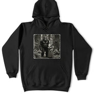 Art Design, Camping, Custom Photo, Gift For Men, Gift For Yourself, Gifts For Him, Humorous, Photo - Bigfoot Portrait - 19th Century Sasquatch - Personalized Custom Photo Bigfoot Portrait T Shirt
