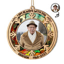 Custom Photo I Am Always With You - Memorial Gift - Personalized Suncatcher Ornament