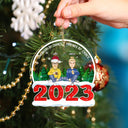 Christmas Coworkers By Chance - Gift For Colleagues - Personalized Custom Shaped Acrylic Ornament