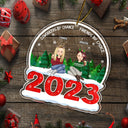 Christmas Coworkers By Chance - Gift For Colleagues - Personalized Custom Shaped Acrylic Ornament
