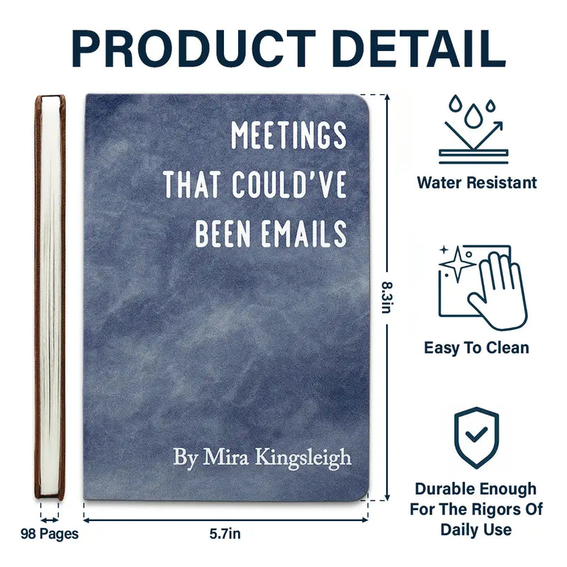 Gifts For Colleagues,Funny - Times I Was Right And Nobody Listened Funny Sarcastic Book - Personalized Leather Journal