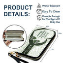 Gift For Grandma, Grandma - Grandkids, Happy - In The World Full Of Grandmas Toile De Jouy Heart Icon - Personalized Leather Long Wallet