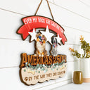 Dog Lovers,Funny - America 250th Even My Dog Are Waiting For - Personalized Custom Shaped Wood Sign