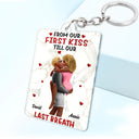 Gift For Couples,Gift For Husband,Gift For Wife,Gift For Boyfriend,Gift For Girlfriend,Love - QR Code Forever Yours Favorite Song Couple - Personalized Acrylic Keychain