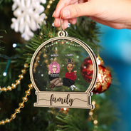 Christmas We Are Family - Gift For Family - Personalized 2-Layered Mix Ornament