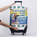 Cruising,Travel,Gift For Yourself,Gift For Women,Funny - Cruise Queen Classy Sassy - Personalized Luggage Cover