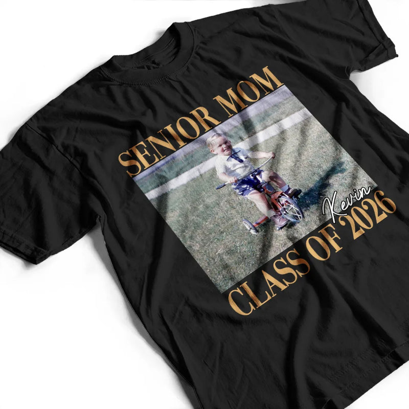 Graduation, Gift For Mother, Happy - Custom Photo Senior Mom Graduation - Personalized T Shirt