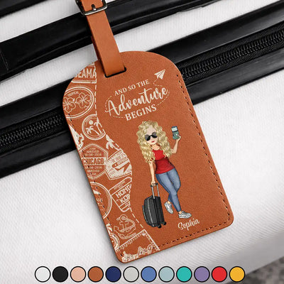 Leather Luggage Tag