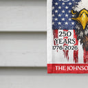 Gift For Couples,Gift For Husband,Gift For Wife,Gift For Boyfriend,Gift For Girlfriend,Parents,Gift For Yourself,Gift For Women,Gift For Men,Gift For Mother,Gift For Father,Gift For Daughter,Gift For Son,Family,Independence Day,America 250th,Happy - God Bless America 250 Land That We Love - Personalized Flag