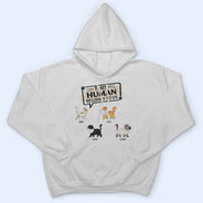 This Human Belongs To - Gift For Cat Lovers - Personalized T Shirt