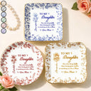Gift For Daughter, Mom - Daughters (Adult), Gift For Mother, Happy - The Only Thing Better Than Being Your Mom Toile Birth Month Flower - Personalized Ring Dish