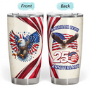 America 250th,Independence Day - America 250th Anniversary US Pride Patriotic Eagle - Personalized Tumbler