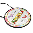 Gift For Mother,Gift For Grandma,Grandma - Grandkids,Happy - Mom Grandma Nana Floral Butterflies - Personalized Stained Glass Window Hanging Suncatcher