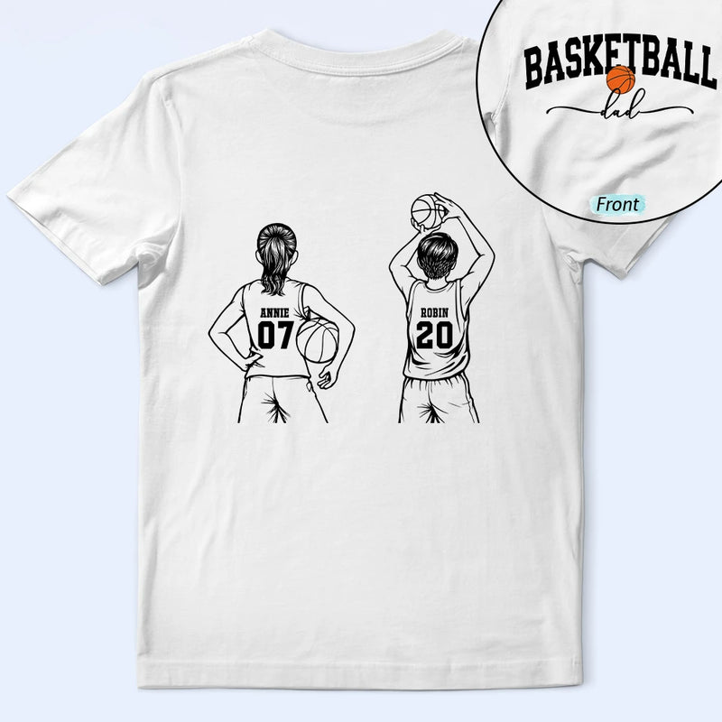 Basketball,Sport Mom,Sport Dad,Gift For Mother,Gift For Father,Happy - Basketball Mom - Personalized T Shirt