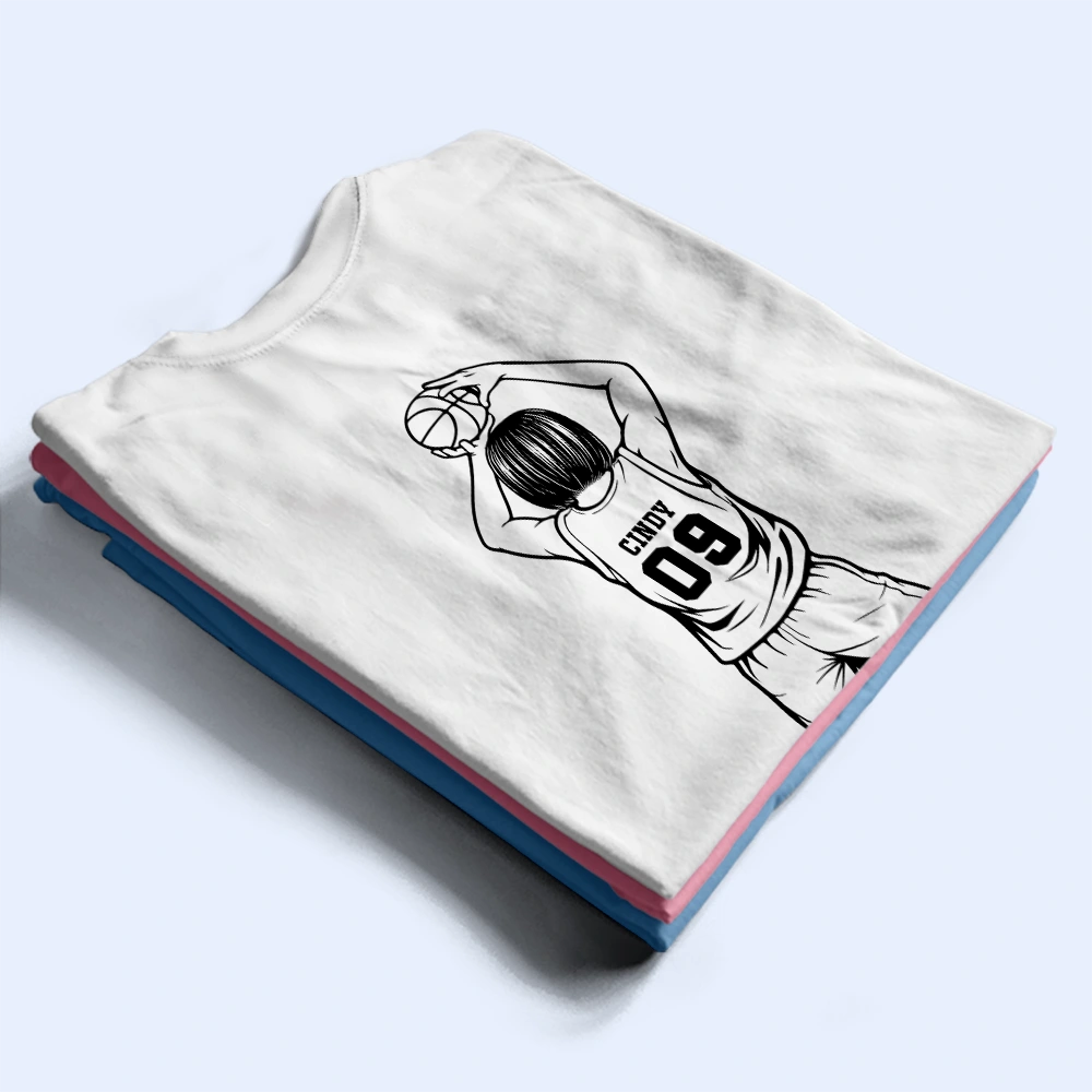 Basketball,Sport Mom,Sport Dad,Gift For Mother,Gift For Father,Happy - Basketball Mom - Personalized T Shirt