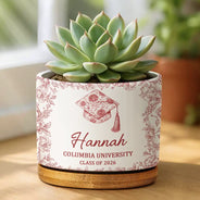 Graduation,Happy - Congrats Graduation - Personalized Ceramic Plant Pot
