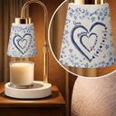 Gift For Grandma,Grandma - Grandkids,Happy - Mom Grandma Sweethearts Toile Pattern - Personalized Candle Warmer Lamp