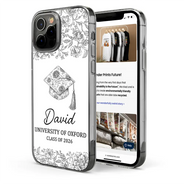 Graduation,Happy - Congrats Graduation - Personalized Clear Phone Case