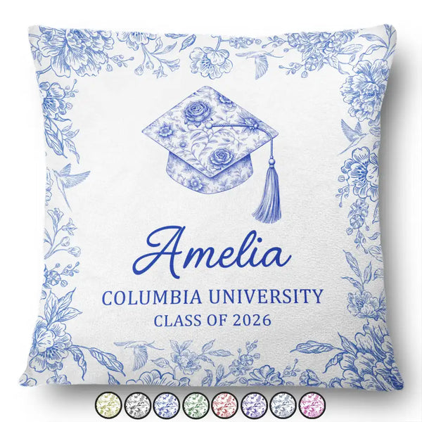 Graduation,Happy - Congrats Graduation - Personalized Pillow