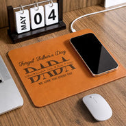 Gift For Father,Gift For Grandpa,Grandpa - Grandkids,Proud - Forget Father's Day We Love You Everyday - Personalized Leather Charging Mat