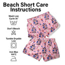 Gift For Mother,Gift For Grandma,Happy,Gift For Father,Gift For Grandpa,Summer,Independence Day,Photo,Icon,Humorous - Custom Photo Stars & Stripes Best Dad Mom Grandpa Grandma Ever - Personalized Unisex Beach Shorts