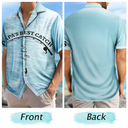 Gift For Father,Fishing,Summer,Proud,Icon - Reel Cool Dad Grandpa - Personalized Hawaiian Shirt