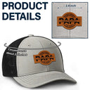 Gift For Father,Top Market,Proud,Special Font - Dad The Man The Myth The Legend - Personalized Leather Patch Hat