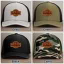 Gift For Father,Top Market,Proud,Special Font - Dad The Man The Myth The Legend - Personalized Leather Patch Hat