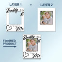 Gift For Father,Custom Photo,Top Market,Adorable,Dynamic Photo - Custom Photo Drive Safe Daddy I Love You - Personalized Custom Shaped Acrylic Car Visor Clip