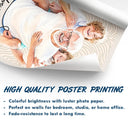 Gift For Father,Custom Photo,Art Design,Top Market,Adorable,Photo - Watercolor - Remove BG - Custom Photo Realistic Watercolor Art Dad Grandpa Portrait Topographic Pattern - Personalized Poster