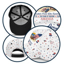 America 250th, Independence Day, Summer, Family, Proud, Custom Text - America 250 Freedom Feels Like Summer - Personalized Classic Cap