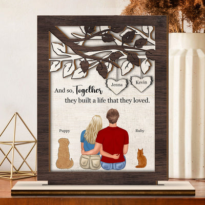 Custom Shaped 2-Layered Wooden Plaque